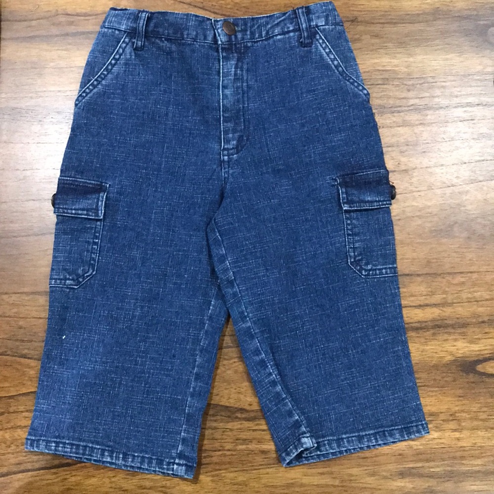 Girl’s Denim Two Pocket Pant by J & J